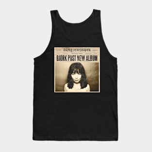 Retro Bjork Fan Art Design Tank Top